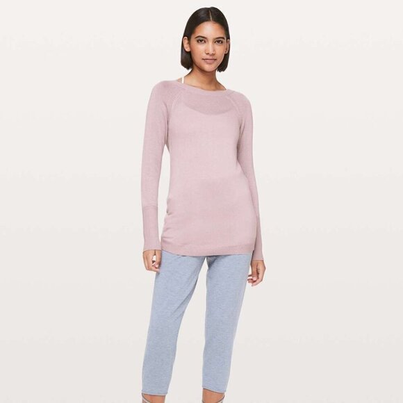 Lululemon Unity Drop Back Sweater- Cashmere Blend Sweater - Picture 3 of 13